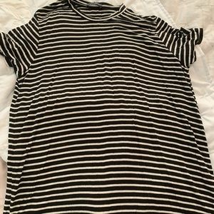 stripe t-shirt dress